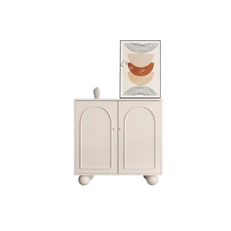 Solid wood dining side cabinet, Nordic modern, living room wine cabinet, multi-functional kitchen storage