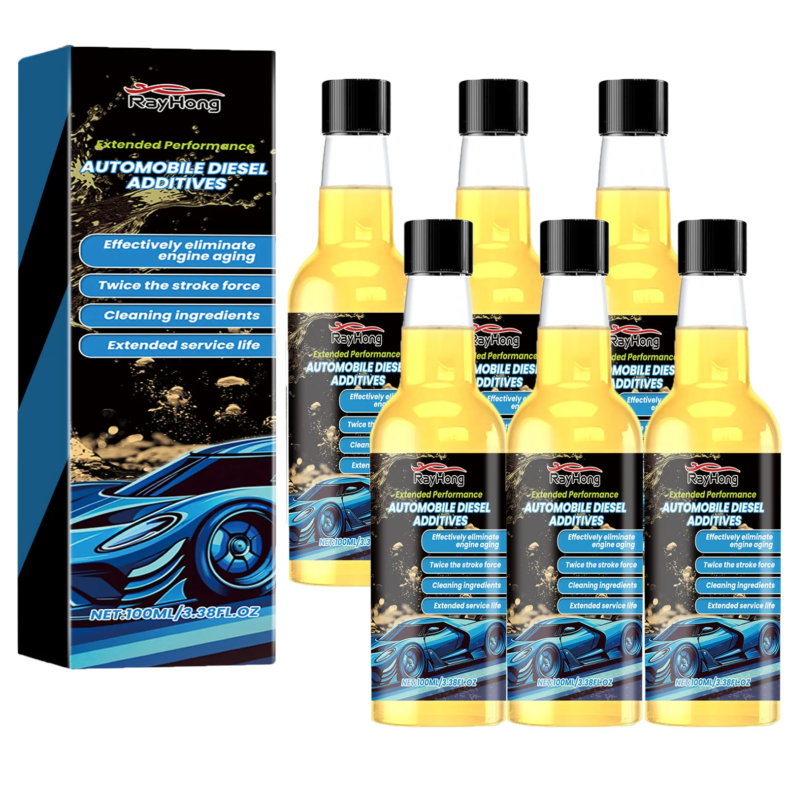 100ml Car Diesel Additives Optimize Fuel Combustion Prevent Sediments Improve Acceleration Performance Cleanser