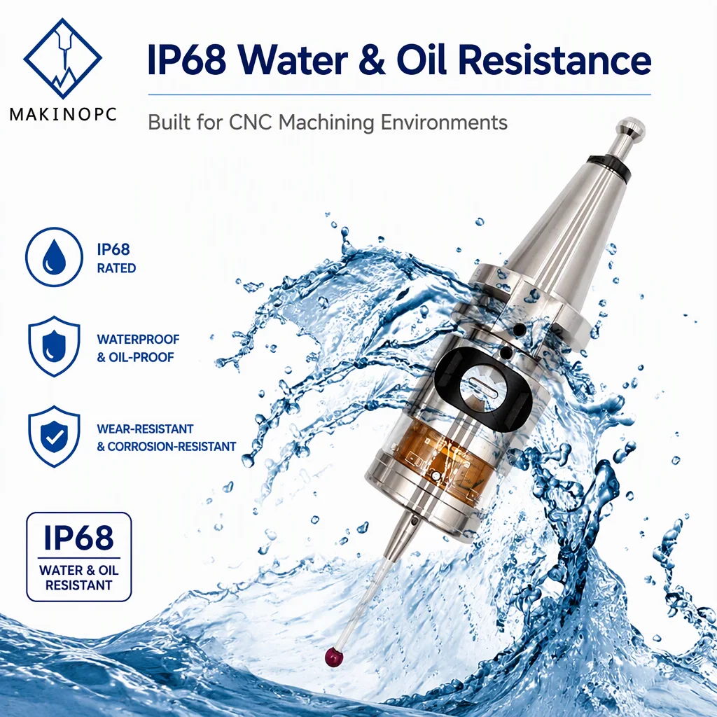 MYP40 IP68 Stainless Steel Wireless 3D Touch Probe Workpiece Measurement System For CNC Milling Machines With 0.001mm Precision