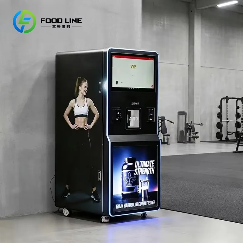 Innovative Gym Milkshake Keep Fit Smart Touch Screen Protein Shake Vending Machine Vendo Machine