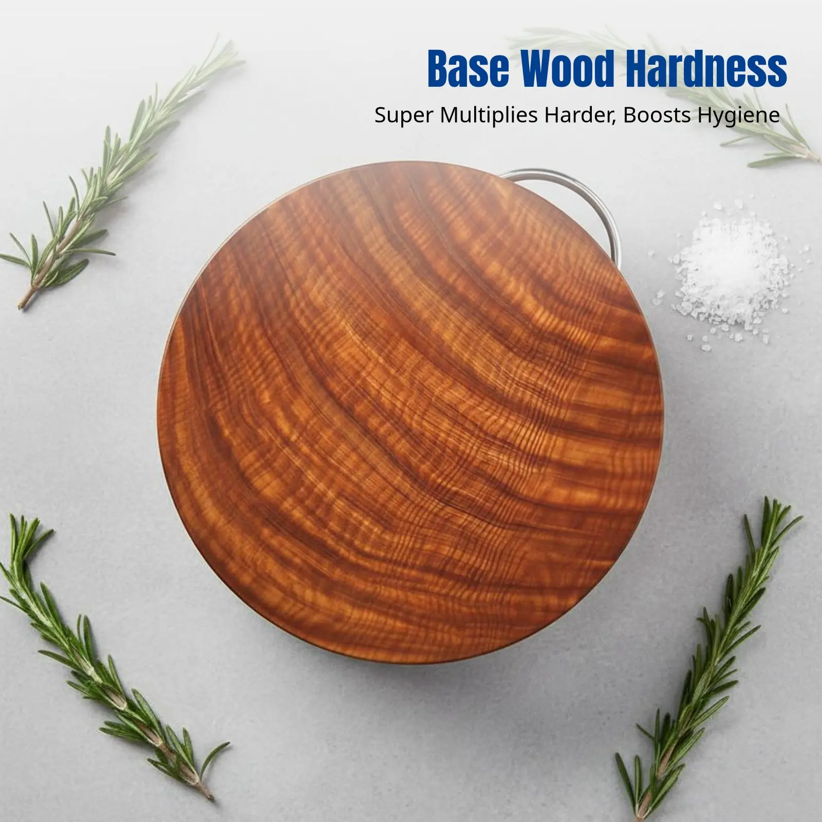 

Black Ironwood Cutting Board, Hardwood, Thickened, Double-Sided, Kitchen Use