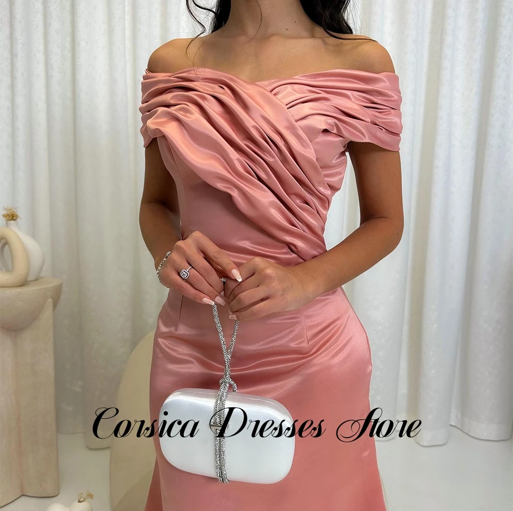 فستان سهرة نسائي ساحر من الساتان والزهور للمناسبات الخاصة مخصص قبالة الكتف سويب تراين فساتين العودة للوطن