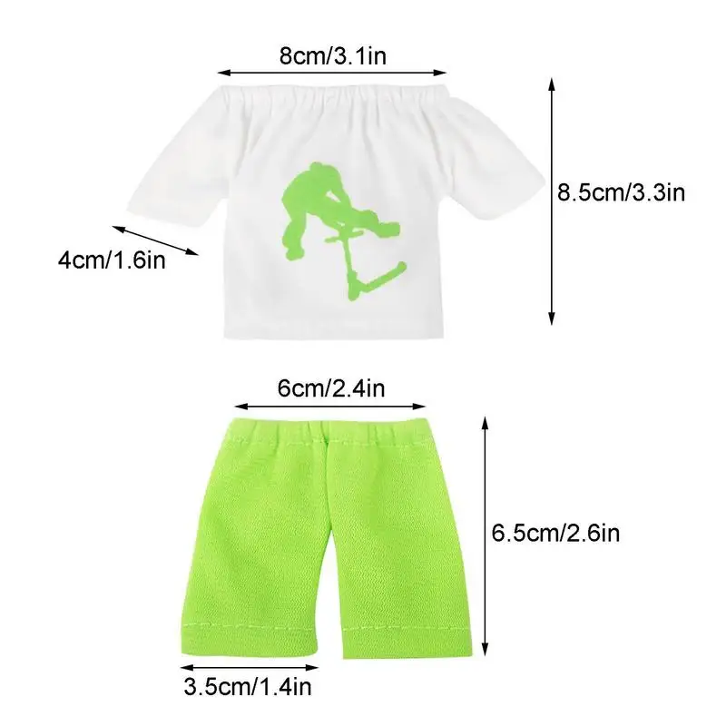 Vingerskateboardset Vingertoppen Bewegingsspeelgoed Games Scooter Skateboard Interactief vingerspeelgoed Vingerbordaccessoires