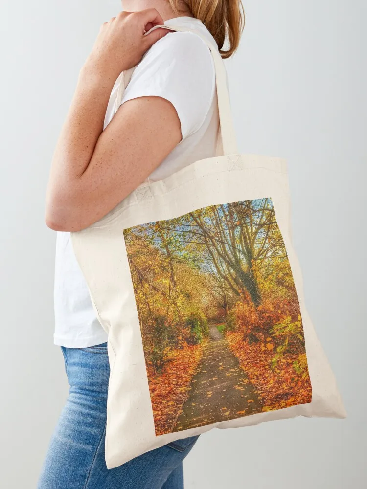 Autumn Walk Tote Bag Canvas stote bag Fabric bag Shopper handbag