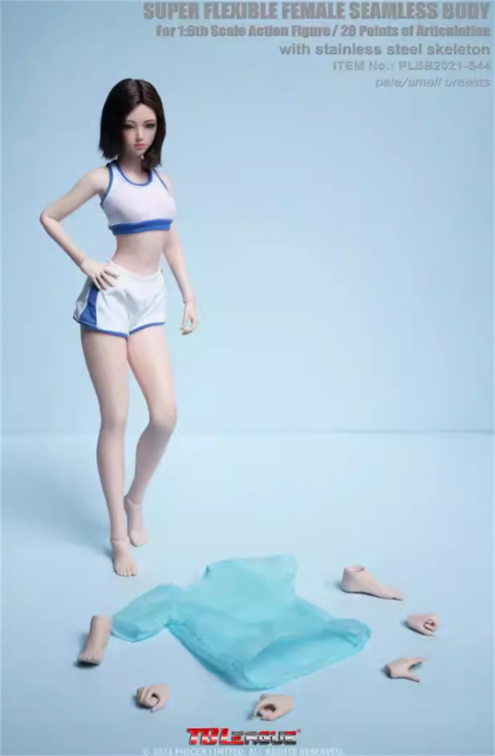 TBLeague PLSB2021-S44 Schaal 1/6e Vrouwelijke Sport Casual Pak Top Korte Broek Model Voor 12 "TBL PH Actiefiguren accessoires