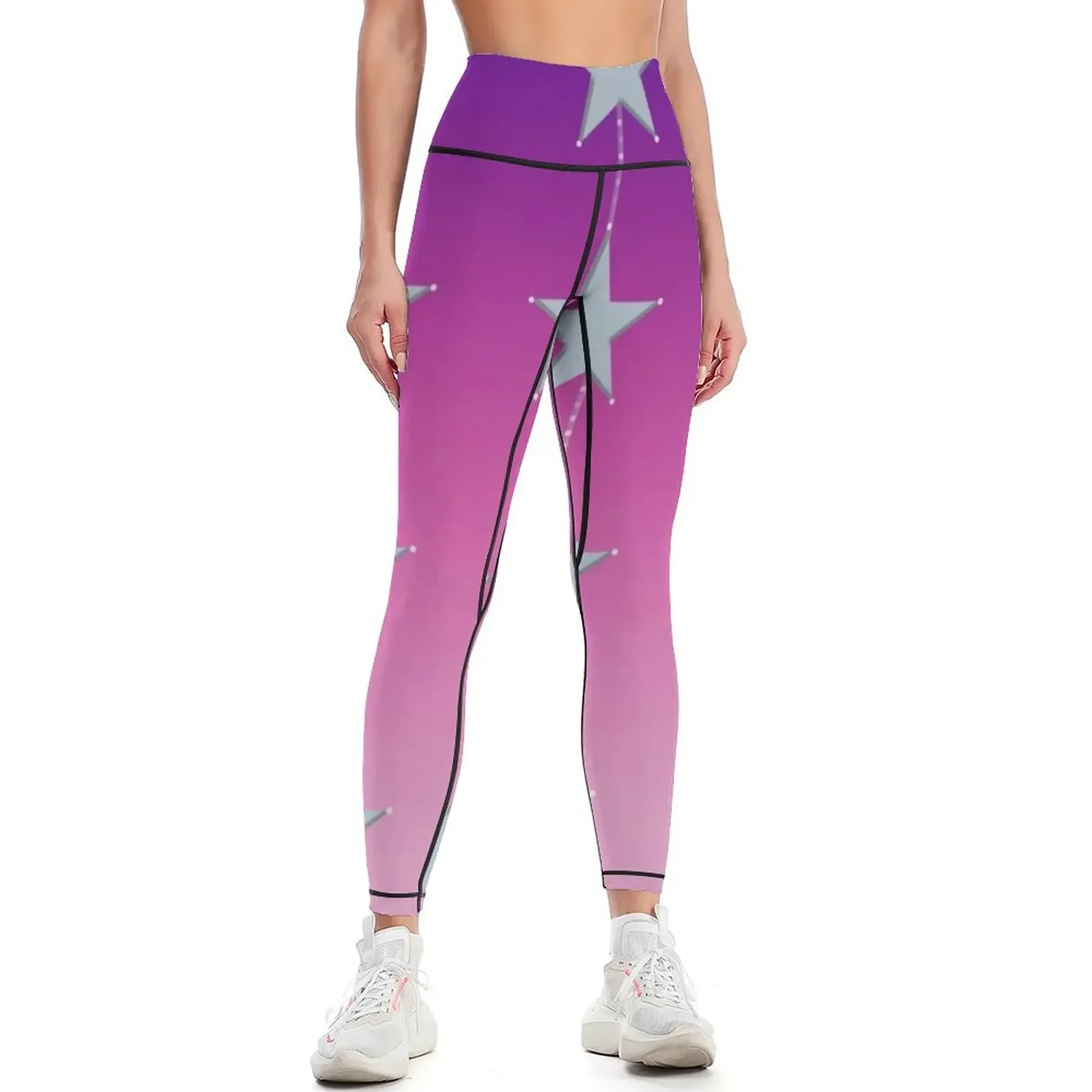 Five Otters – Indigo Ombré Leggings Training pants Women's fitness sports for Womens Leggings