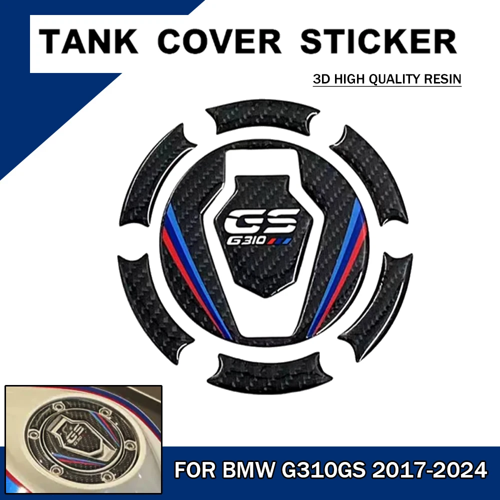 

Motorcycle Fuel Tank Cap Stickers For BMW G 310 GS 310GS G310 2017-2022 2023 2024 G310GS Gas Oil Protect Cover Decal Accessories