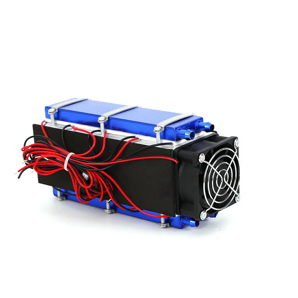 576W 12V 8 Chip Semiconductor Thermoelectric Cooler Peltier Cooler Water Cooling Syetem Refrigerator Cooler