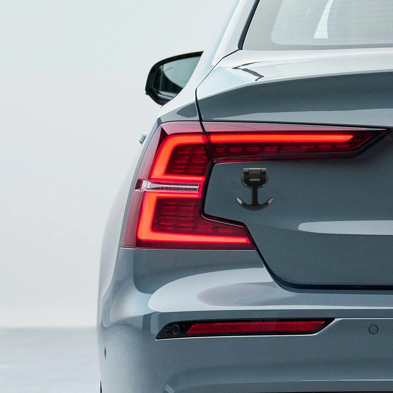 Triangle Shaped Black Drag Chain Hook Automotive Bumper Modification Racing Tow Pull Ring Durable Abs Quick Install