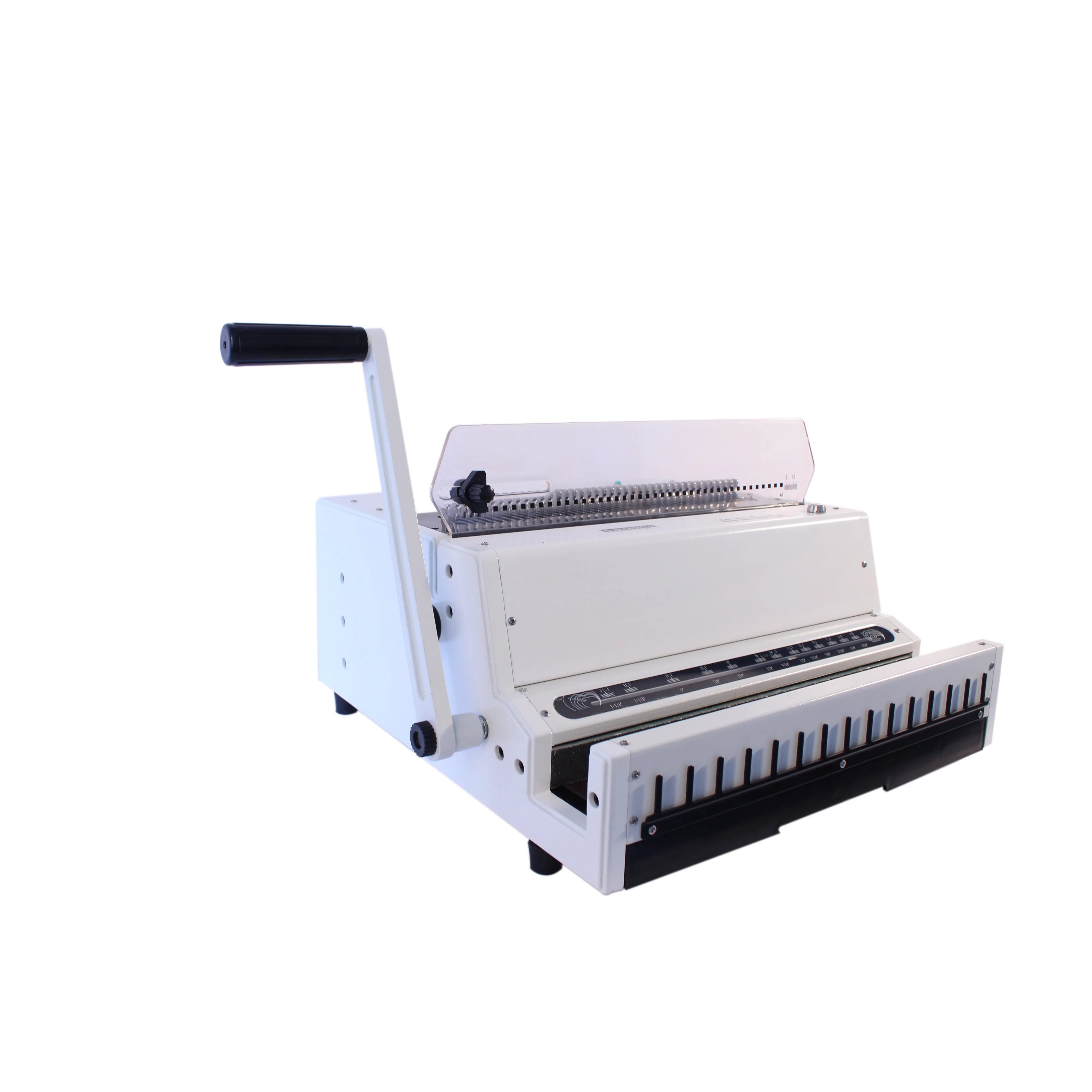 

WD-WBM500 220V Electric Plastic Comb Binding Machine Multifunctional Desktop Binder For A3/A4 Size Documents 500 Sheets Punching