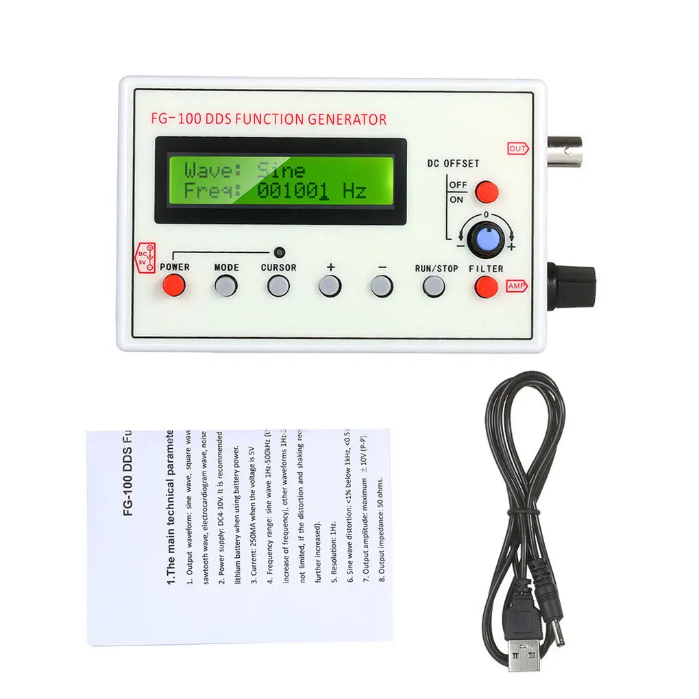 

White Signal Generator With Simple Operation And Easy To Carry Powered By Adapter Or Lithium Battery