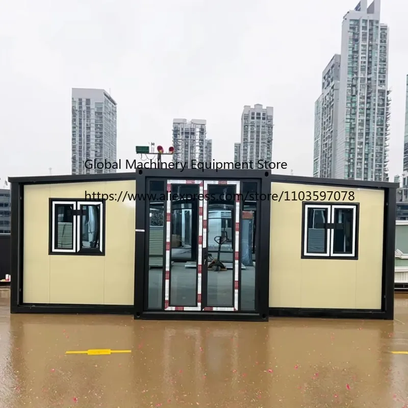 20Ft 40Ft Fold Out House Pre Built Mobile Pod Luxury with Bathroom Expandable Container House