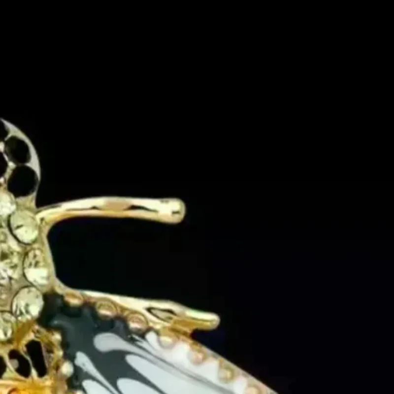 Fashion Metal Insect Bee Rhinesotne Brooches For Women Clothing Coat Jewelry Accessries Gift