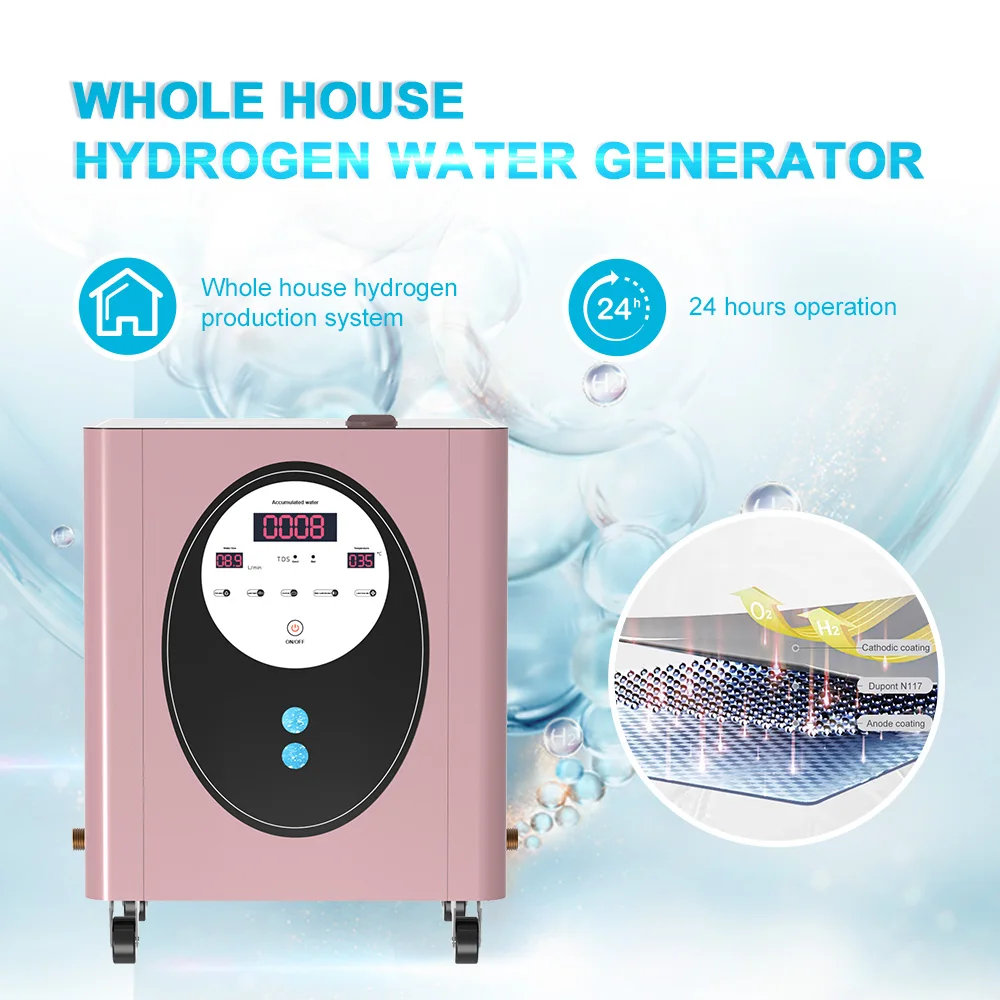 Suyzeko Hydrogen Water Generator Machine Hydrogen SPA Bath Molecular Hodrogenio SPE PEM Water Purifier Whole House Home Care