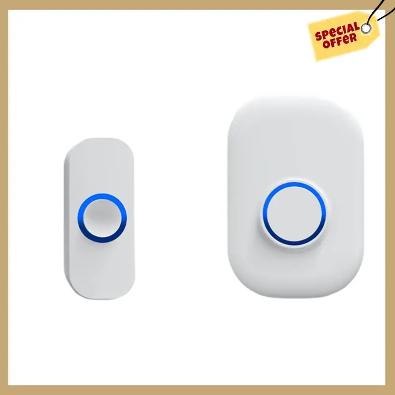 جرس باب لاسلكي مقاوم للماء، ترحيب بالمنزل الذكي، جرس باب منزلي عن بعد، جرس ذكي - WMAN