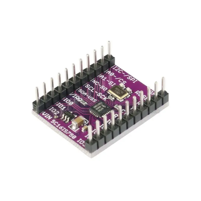 SC16IS750 port szeregowy UART do programowalnego portu IO magistrali IIC/SPI