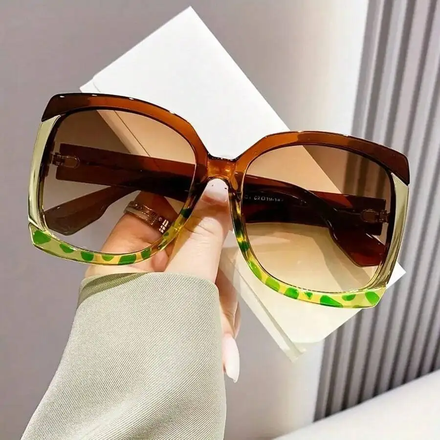 

Oversized Square Fashion Sunglasses For Adults UV400 Protection Retro Style