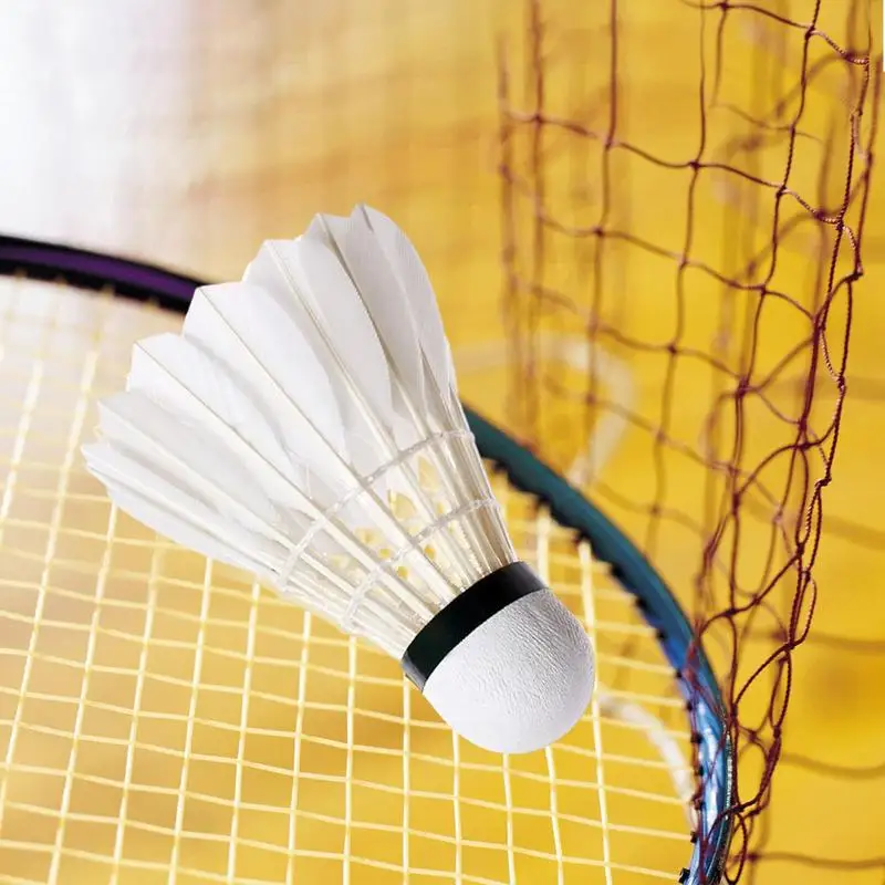 Enten feder Feder bälle 3 stücke Feder Badminton bälle Feder bälle Enten feder Badminton Feder bälle profession elle Hoch geschwindigkeit