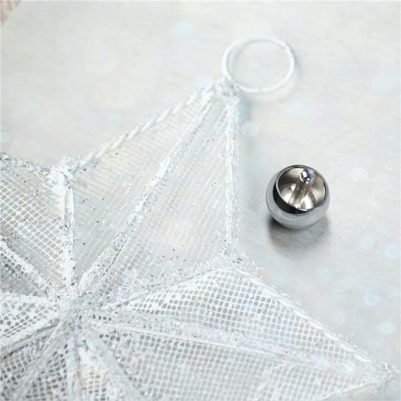 

2X Tippe Top Metal Flip Over Top Stainless Steel Spinning Top Amazing Toy Gift, Silver