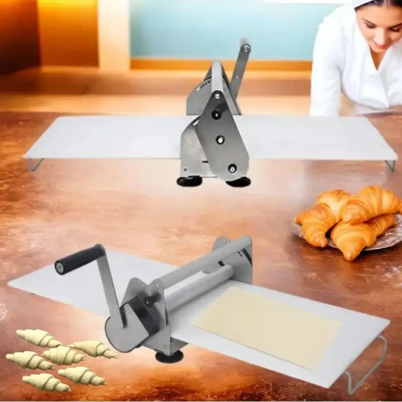 For A Mini pastry portable small table top hand manual pizza dough sheeter roller shelter press