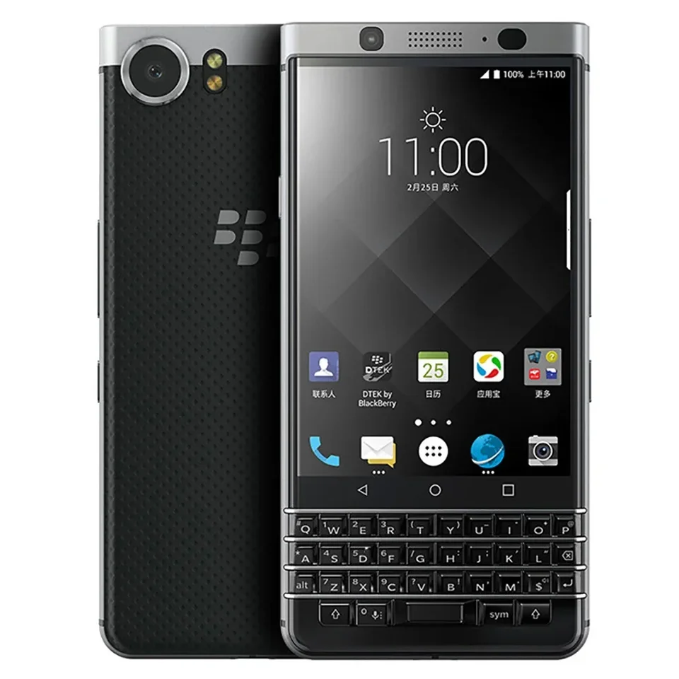 【美品】BlackBerry KEYone Original BlackBerry Keyone K1 Cellphone QWERTY Keyboard 12MP 4.5