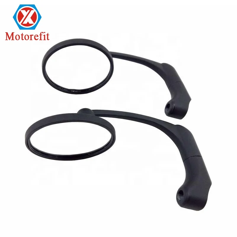 Wholesale promotional product black universal motorcycle racing  10MM 8MM rearview mirror