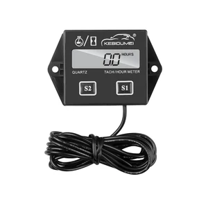 Motorstundenmesser, Tachometermesser, Drehzahl -LCD -Display für Benzin, 2, 4 Takt, Boot, Motorräder, Kettensäge 10 Tachometer des Hauptverkaufsboots - №5