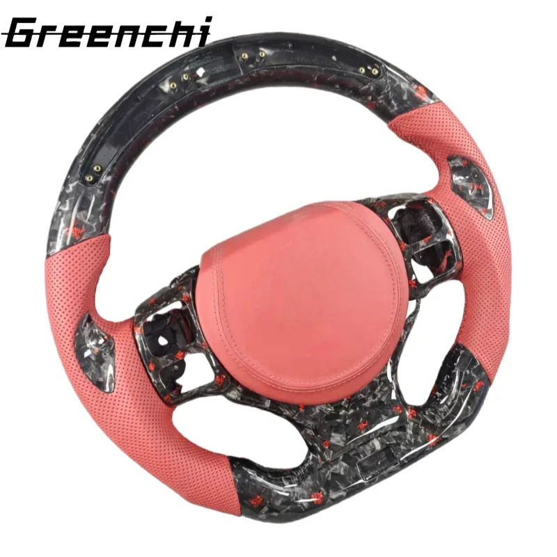 Custom Heated Steering Wheel for Lexus IS Series IS250 IS350 2013-2022, Carbon Fiber Interior, Brand New Design with LED Display