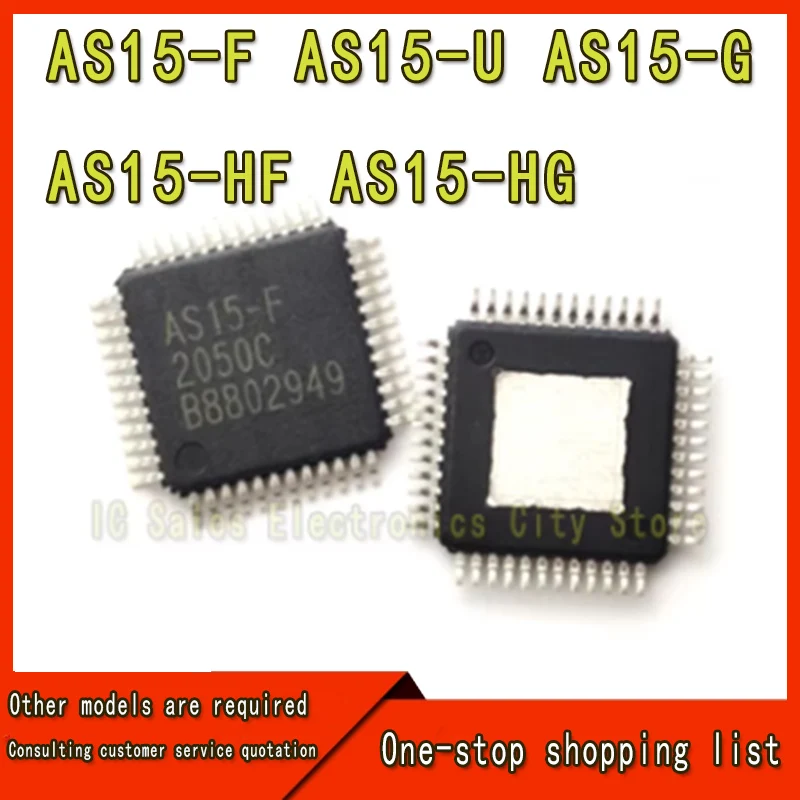 (2-5piece)100% New AS15-F AS15-U AS15-G AS15-HF AS15-HG QFP-48