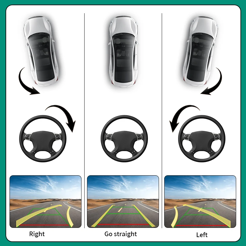 AHD مسار ديناميكي للرؤية الليلية سيارة الرؤية الخلفية عكس الكاميرا لمرسيدس بنز C الفئة C180 C200 C260 MB W204 1624 W212 #2