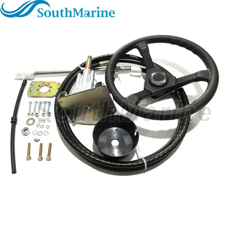 نظام تروس التوجيه الهيدروليكي/قارب خارجي كابل نظام التوجيه الميكانيكي الدوار والعجلة الخارجية