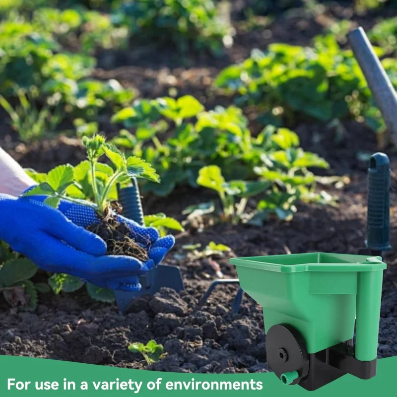 manual handheld spreader for lawn and garden maintenance suitable for courtyard spreading requirements for driveways