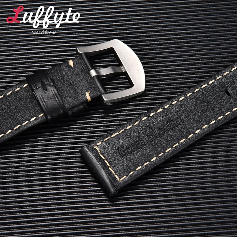 Модный мужской ремешок для часов из масляной восковой кожи 20 мм 22 мм, удобный ремешок для часов из натуральной кожи в стиле ретро, аксессуары для часов