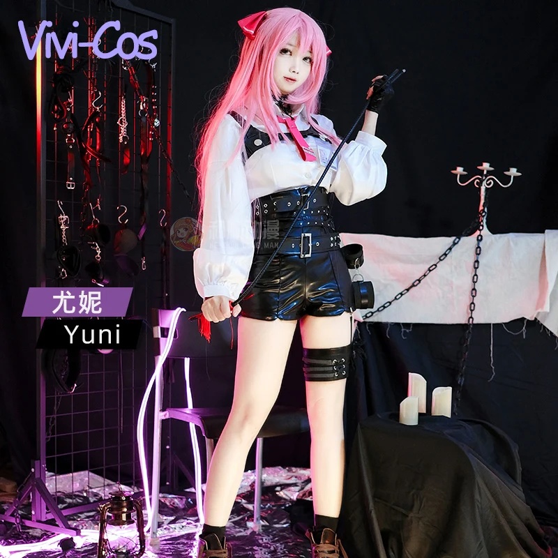 

Vivi-Cos Game NIKKE The Goddess Of Victory Yuni Sexy Cool Cosplay Women's Costume Fashio Activity Party Role Play Clothing New