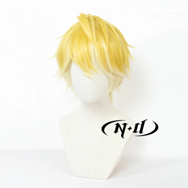 ND Sonny Brisko Cosplay Wigs Hairpiece VTuber Cosplay Hair Wigs for Comic Con Coser Costume Theme Party Heat Resistant Synthetic