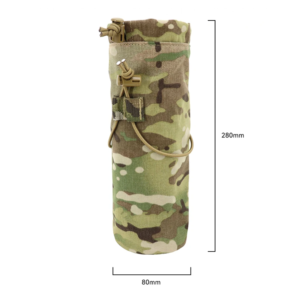 Outdoor Kettle Bag Tactical Molle Water Bottle Bag Cup Cover Multifunctional Expansion Sundry Bag