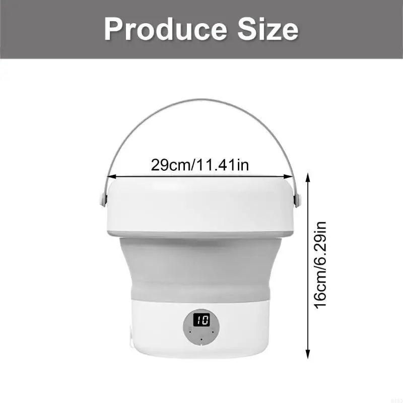 918D Pakaian Pakaian Dalam Washer 4.8L Kapasitas Mesin Cuci Kecil Pengering Pengering Low Noise Washer Space Saving Washer Untuk