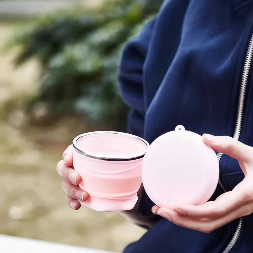 كوب سيليكون قابل للطي صغير الح - مراجعة Food Storage Silicone وسعره