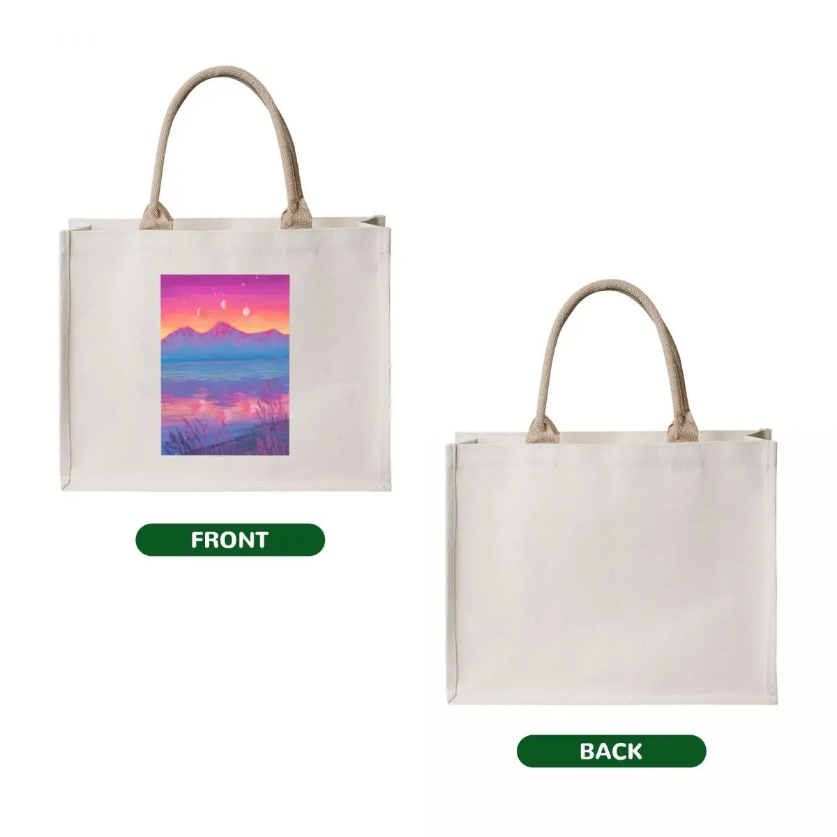 Zodiac Signs as Landscapes - Cancer Tote Bag Women bags Big bag women large tote bag