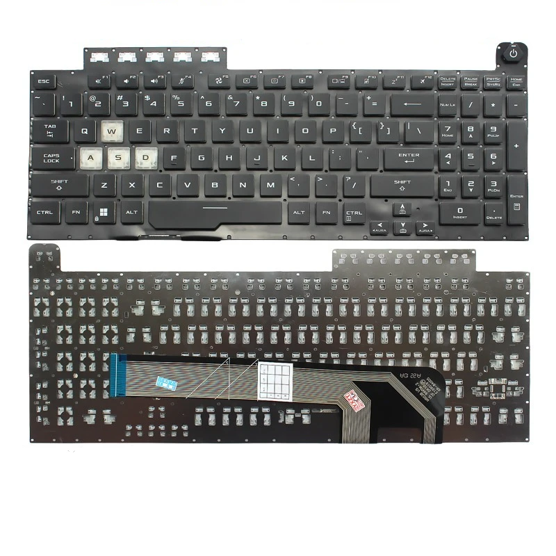 Imagem -02 - Teclado dos Eua para Jogos Asus Tuf A15 Fa506 Fa506iu Fa506ii F506ii Tuf A17 Fa706 F706ii Fa706iu Fx506 Fx506l Fx706 Fx706h