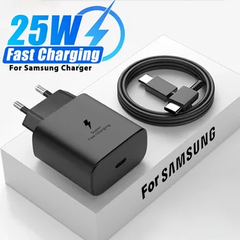 PD 25W USB C şarj hızlı şarj 3.0 süper hızlı şarj tipi C kablo ile Samsung Galaxy S23 S22 S21Ultra not 20