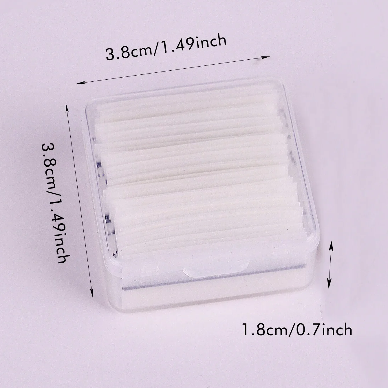자체 접착 인조 속눈썹 교체 스트립, 접착제 스티커, 재사용 및 방수, 자연스러운 외관, 오래 지속