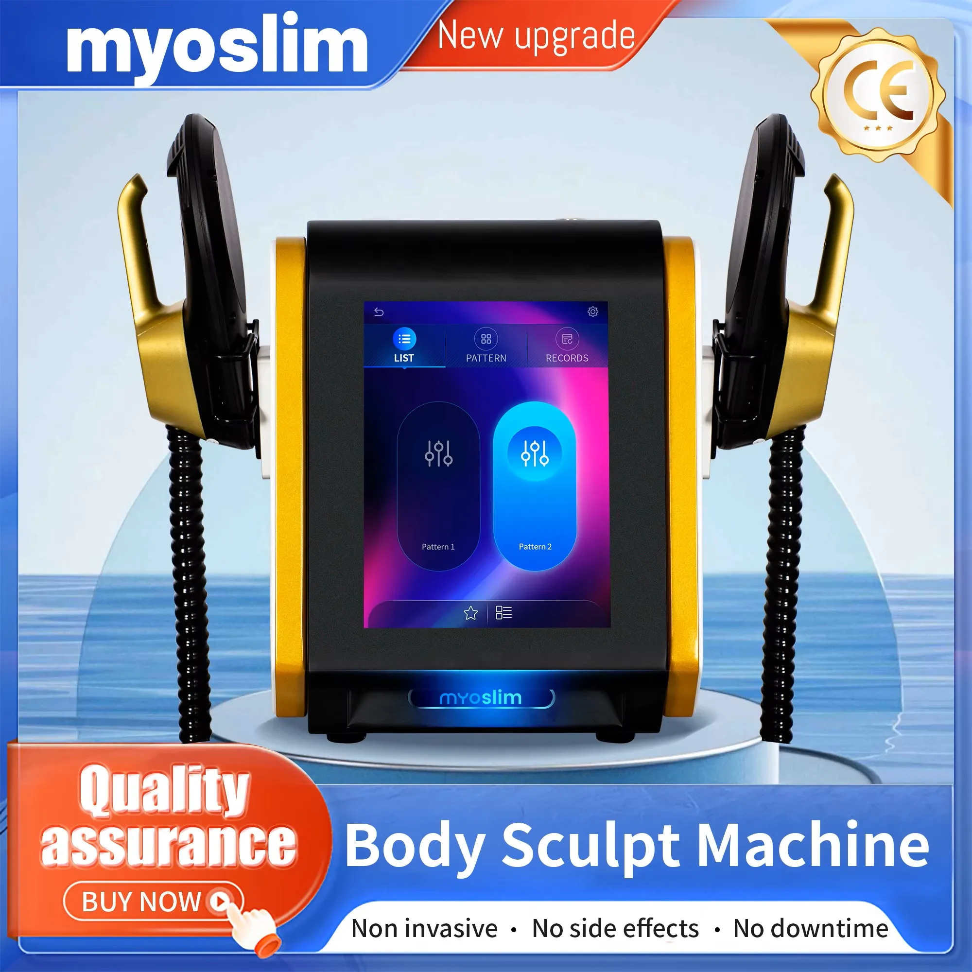 Professional MYOslim NEO RF Machine Hi-EMT Body Sculpting Fat Burning 6500W EMS Slimming Build muscles Beauty Equipment 200HZ