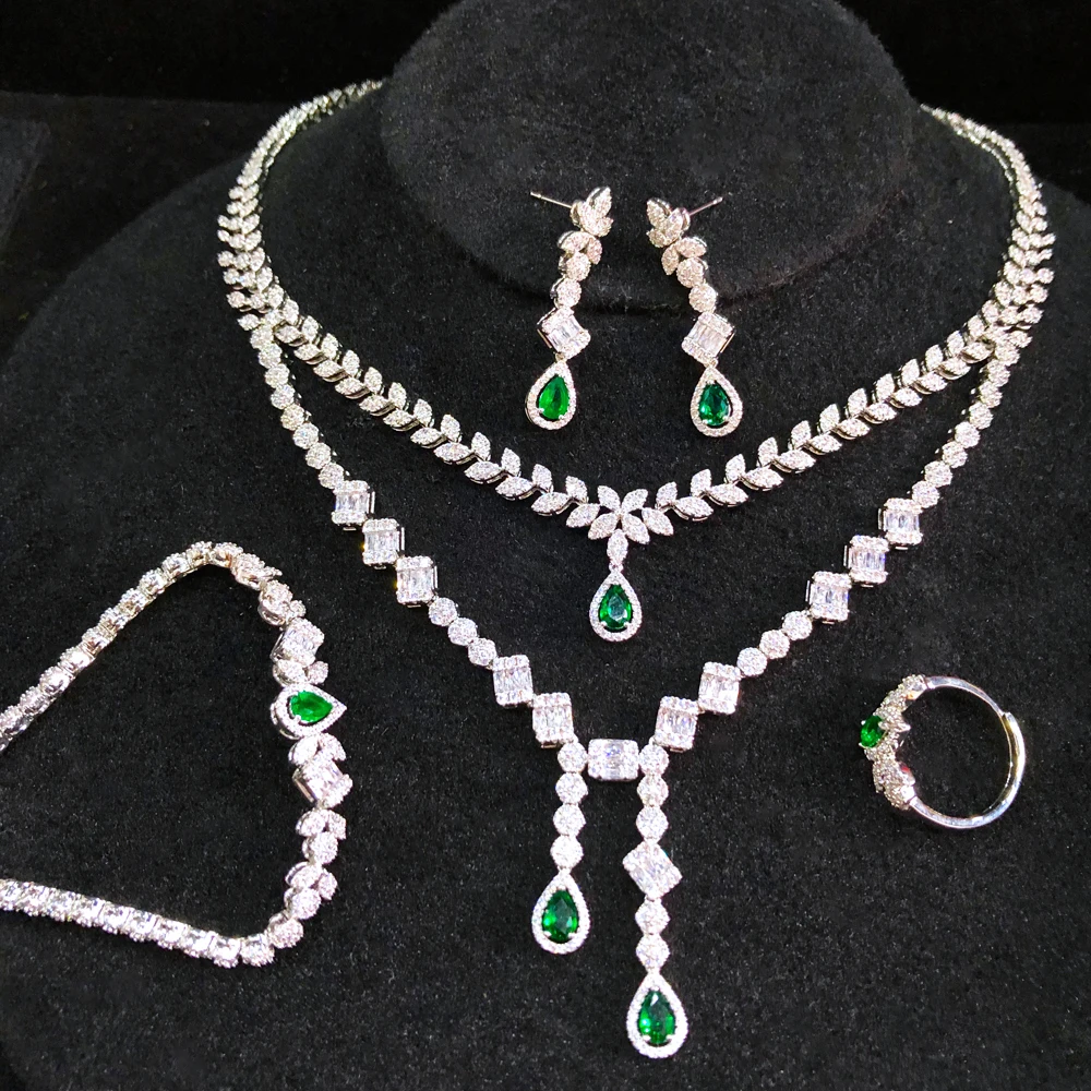 

GODKI New Trendy Pearl UAE Jewelry Sets For Women Wedding Party Zircon CZ African Dubai Bridal Jewelry Set Dance Party