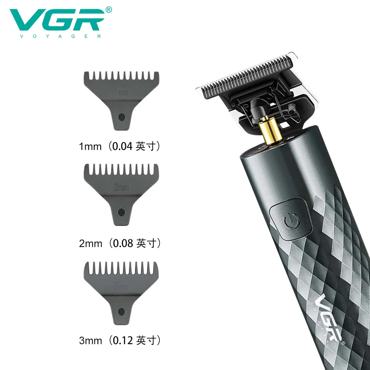 Zero Gap Ts9 Machine T9 USB Clipper Cut Hair at Home R Shped Blade VGR 077 0 MM Hear Timmer Electric Precision 0 Shaving Mashine