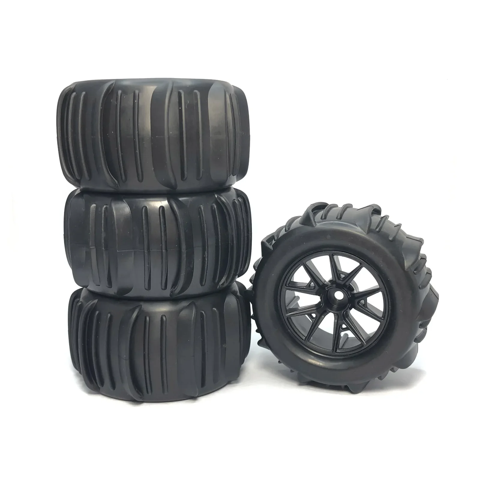 4 stks/partij 12mm Hex Monster Truck Wielbanden voor SCY 16101 Pro 16102 Pro 1:16 14210 1:14 MJX Off Road banden RC Auto Upgrade Onderdelen