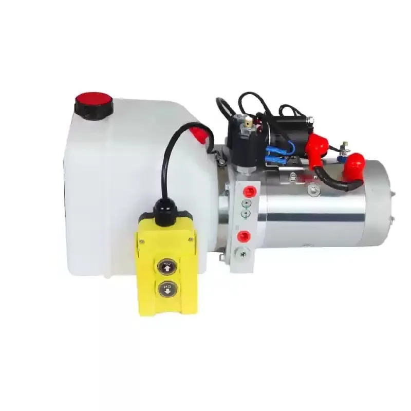 1pcs 2V electric silent stack height pallet truck hydraulic power unit small hydraulic pump station system assembly
