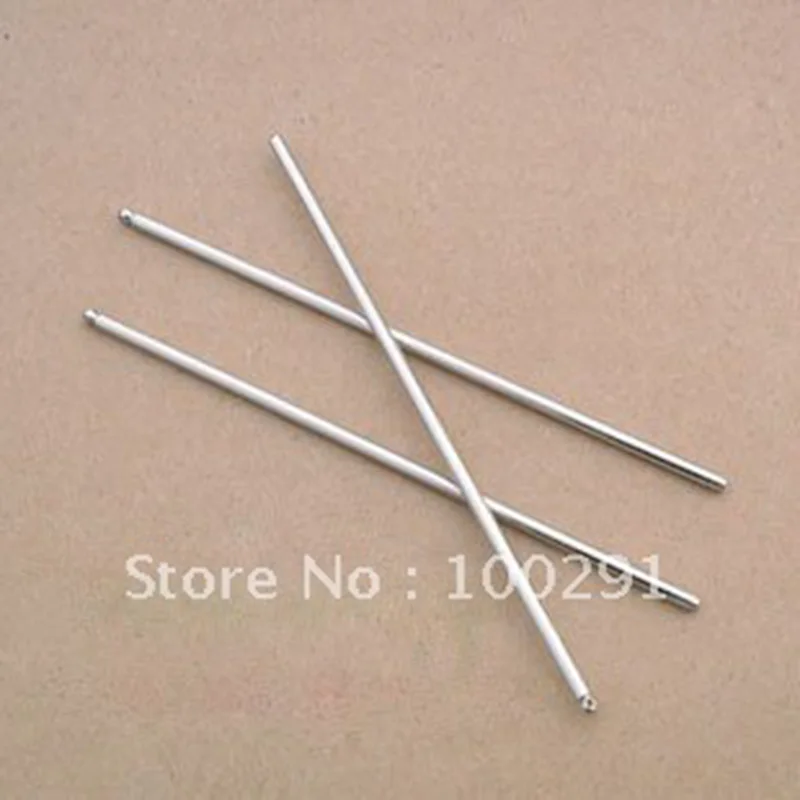 160pcs/lot  bronze tone metal hair stick pins hole (pencil shape) 125x3mm