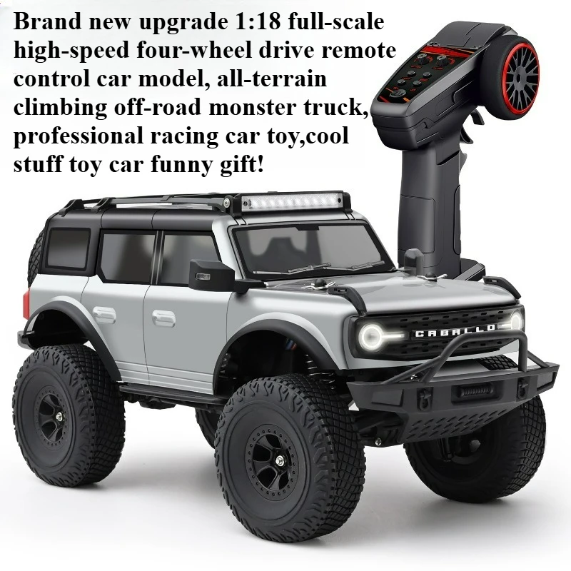 Cool Stuff Funny Gift-1:18 Full-scale 4WD Rc Truck,Remote Control Car Toy,Climbing Off-road Rc Cars,Monster Truck,Toys for Boys