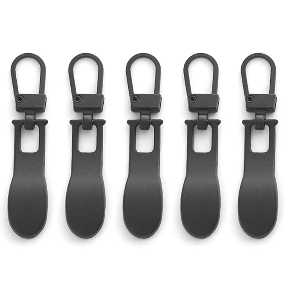 5PCS Replacement Metal Zip Detachable Zipper Sliders Head Zipper Head Backpacks Purses Repair DIY Sewing Replacement Tab Zipper